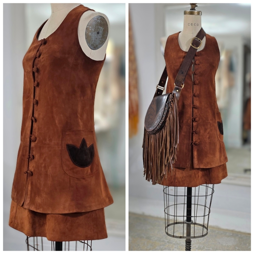Vintage Suede Vest